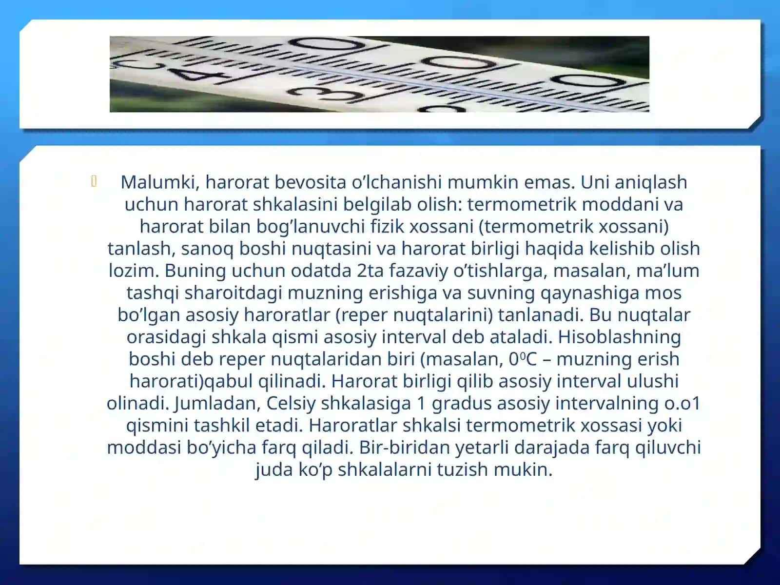 Termometriya va bolalarda tana haroratini o`lchash 4