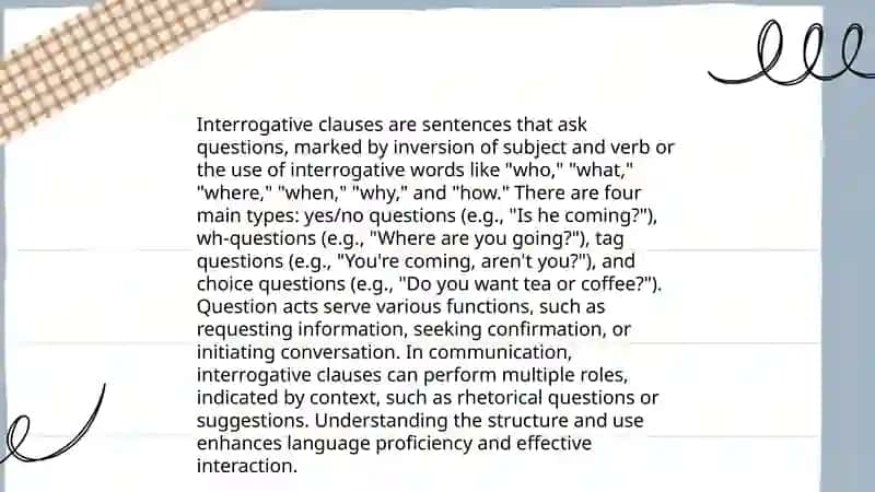 Speech acts and clause types 4