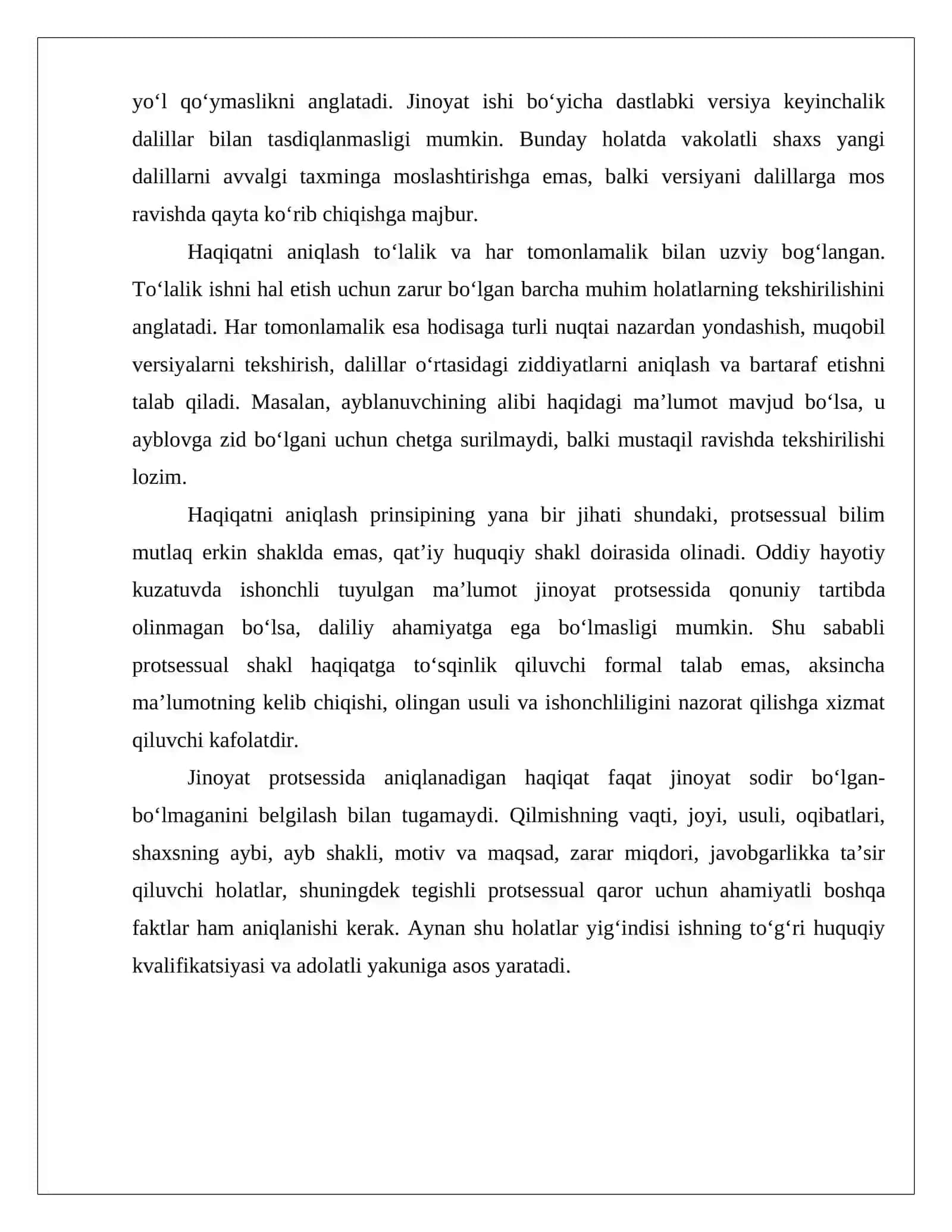 Haqiqatni aniqlash — isbotlashning maqsadi 4