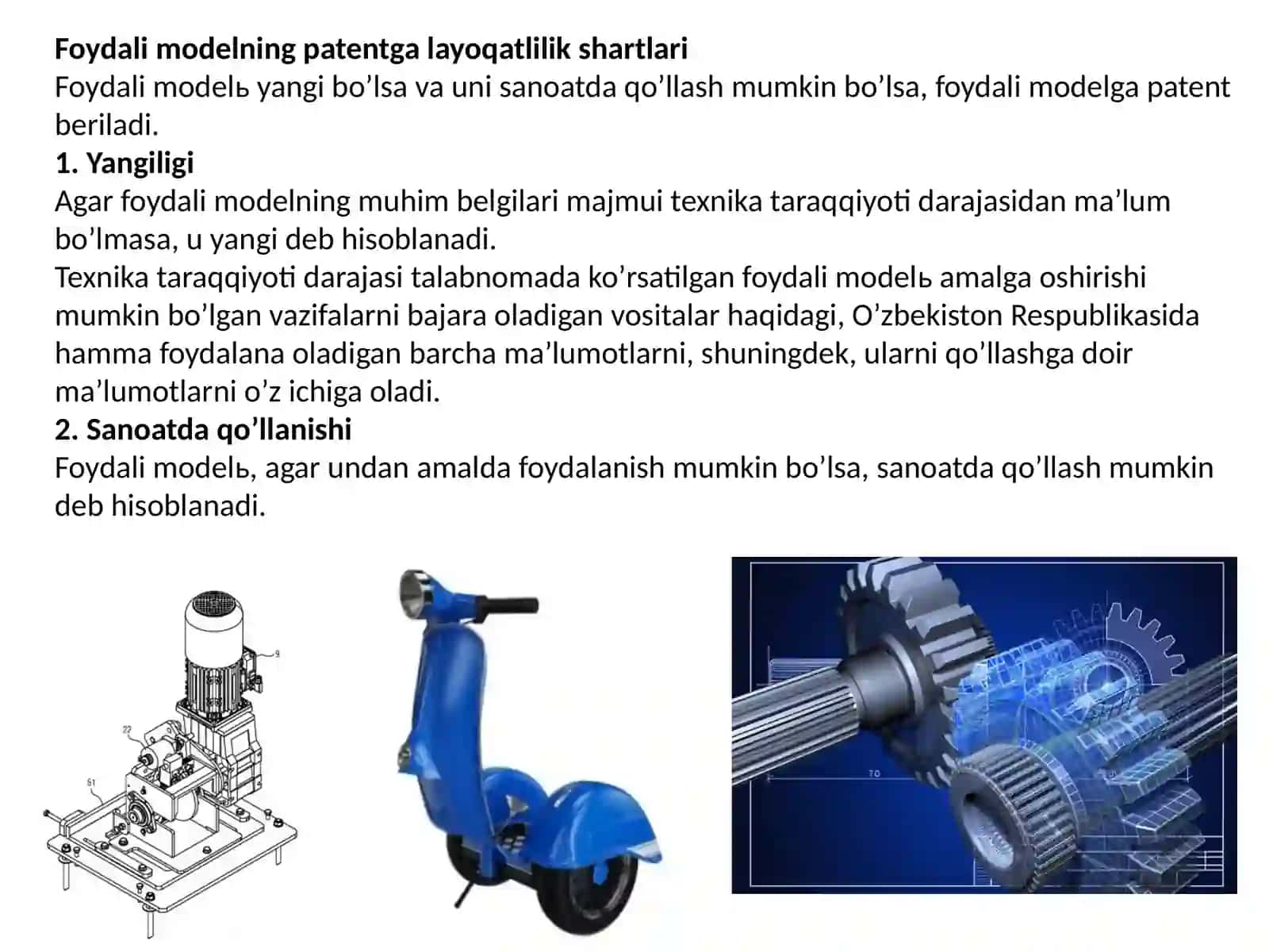 Intellektual mulk obʼyektlarini muhofaza qilish innovatsiyon iqtisodiyotning asosida 4
