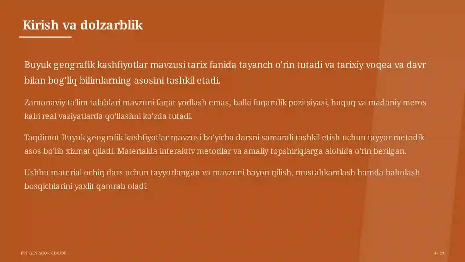 Buyuk geografik kashfiyotlar (8-sinf) 4