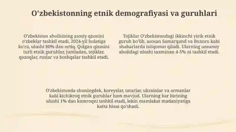 Õzbekistonda etnik siyosat va millatlararo munosabatlar 4