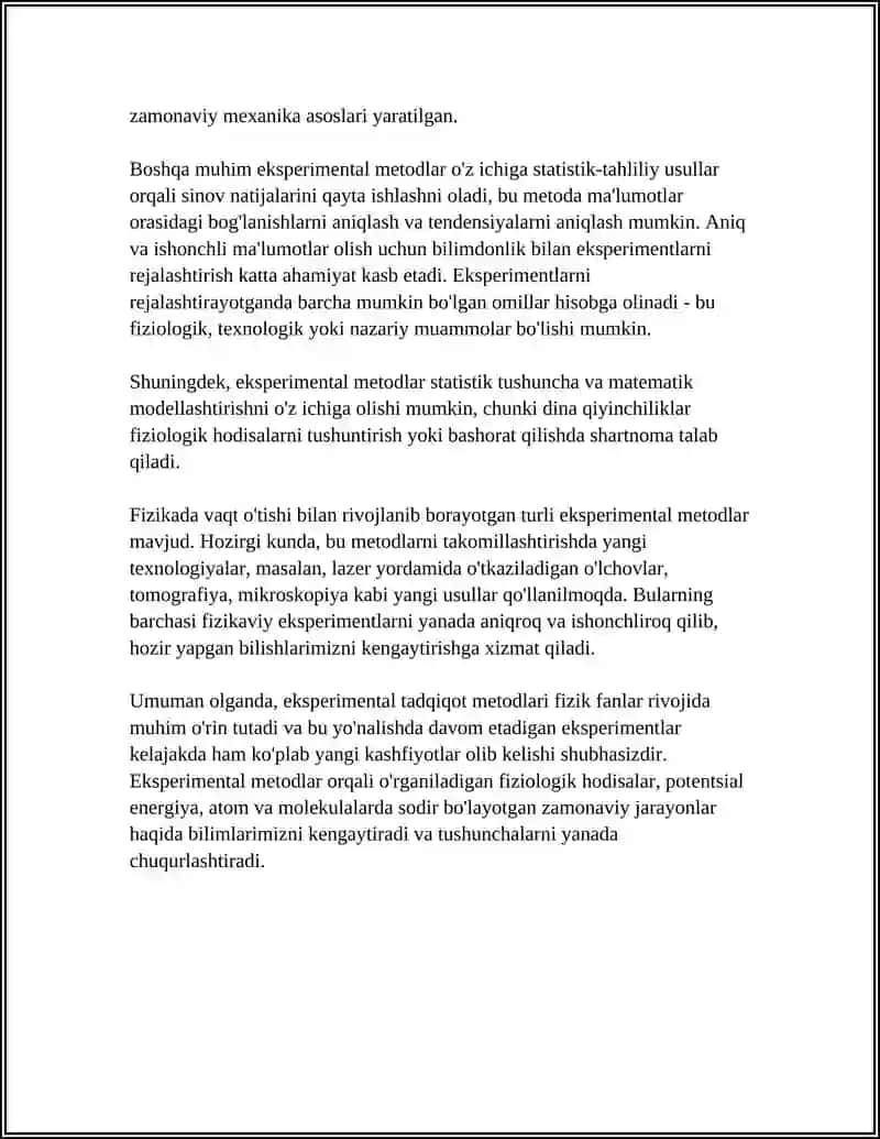FIZIKADA TADQIQOT METODLARI 4