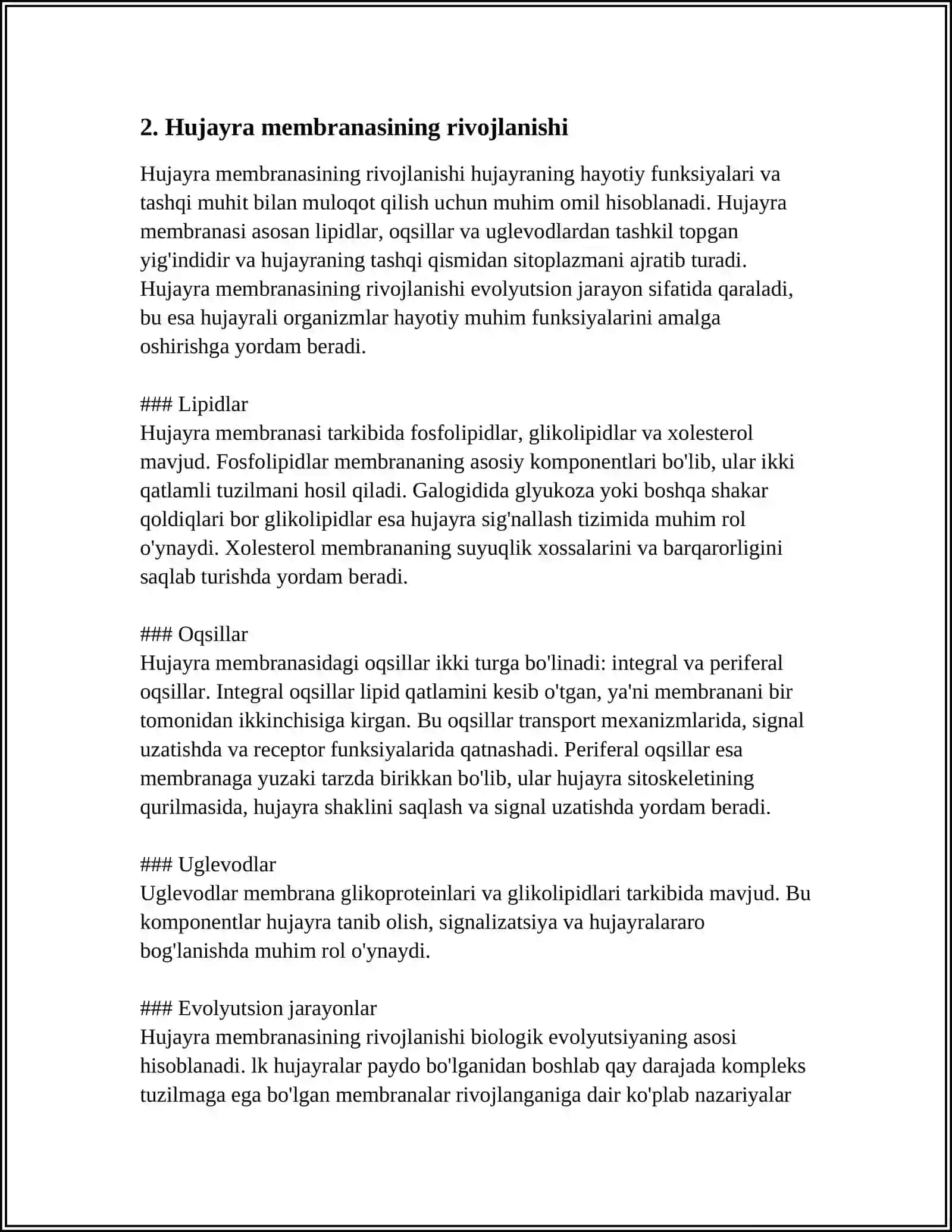 HUJAYRA MEMBRANASI TUZILISHI VA NOZIK TUZILMALARI 4