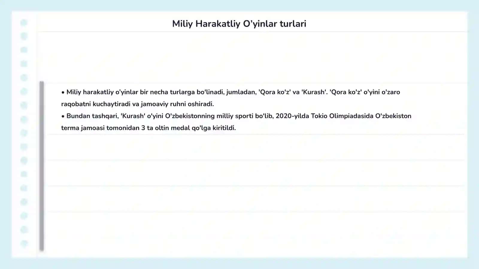 Miliy Harakatliy O’yinlar 4