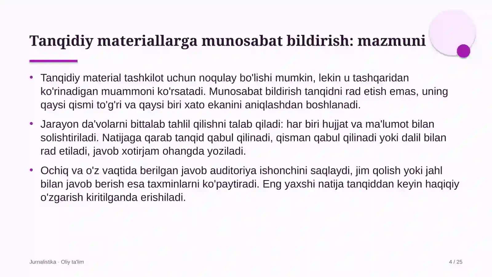 sport federatsiyalarida tanqidiy materiallarga munosabat bildirish 9001 4