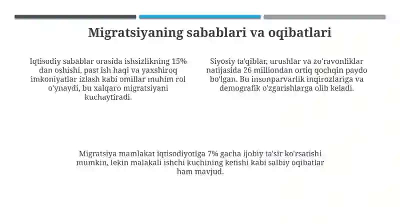 Migiratsiya va Qochoqlar mavzusi 4