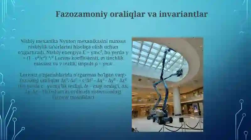 Relyativistik mexanika elementlari 4