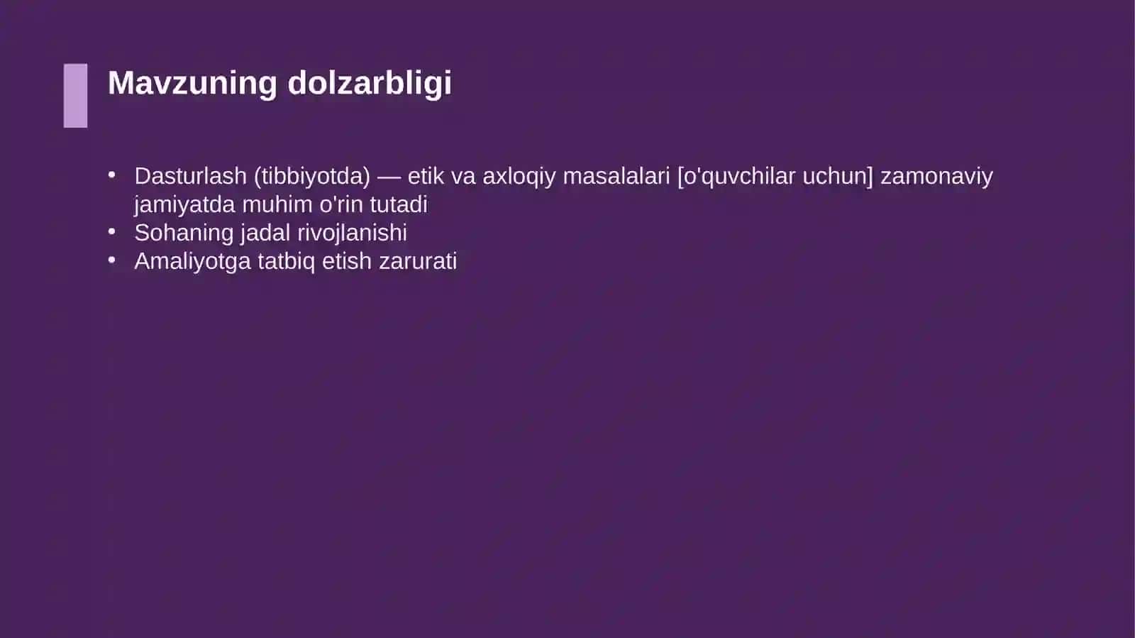 Dasturlash (tibbiyotda) — etik va axloqiy masalalari [o'quvchilar uchun] 4