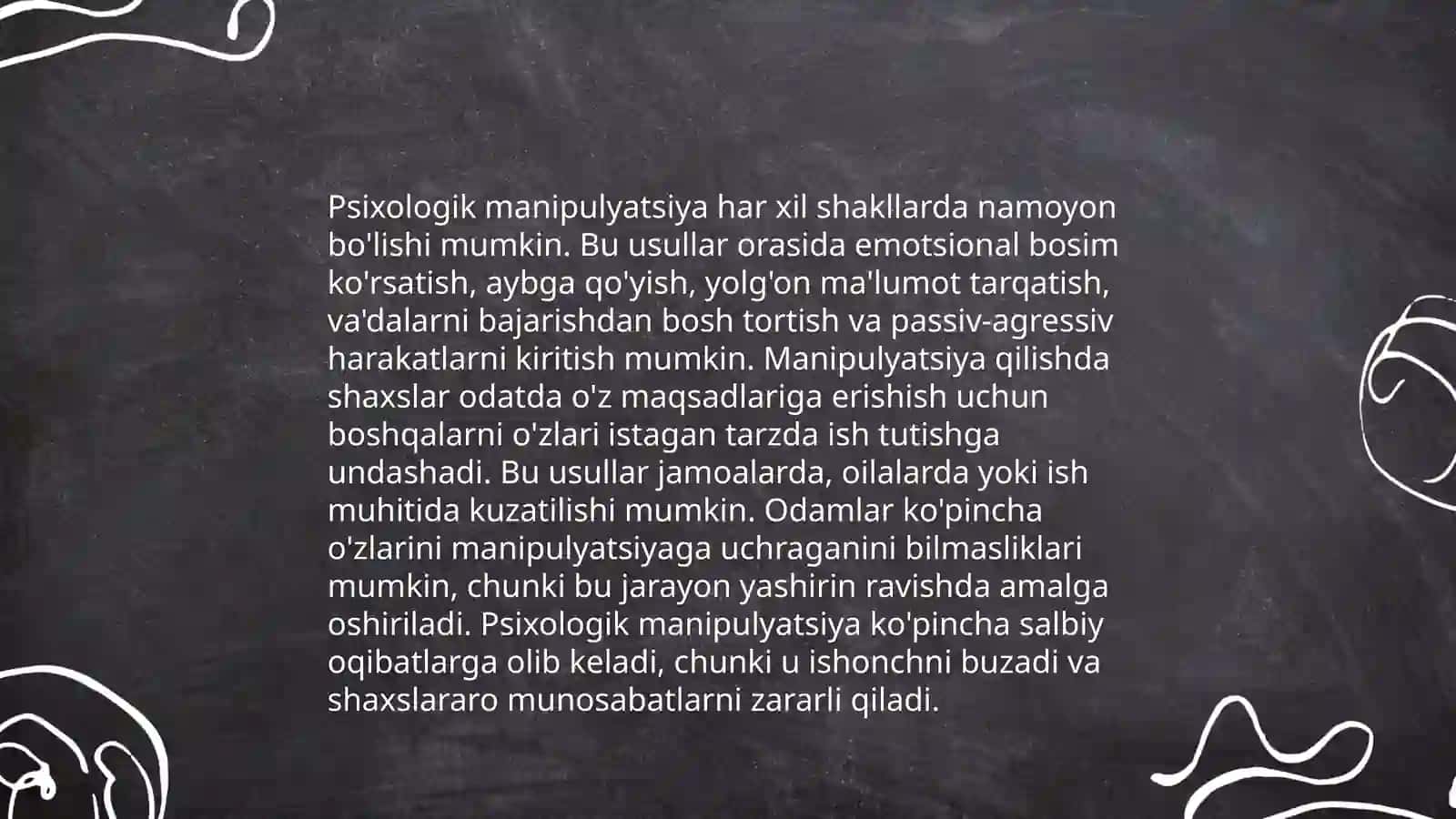 Shaxsga yoʻnaltirilgan axborot.Psixologik diniy va madaniy tahdidlar 4