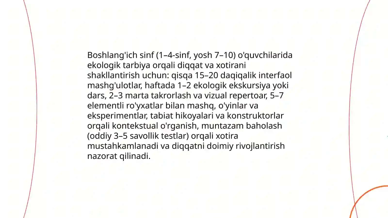 Turli yosh guruhlarida ekologik ta'lim tarbiya berish orqali bolalarning psixik xususiyatlarini rivojlantirish 4