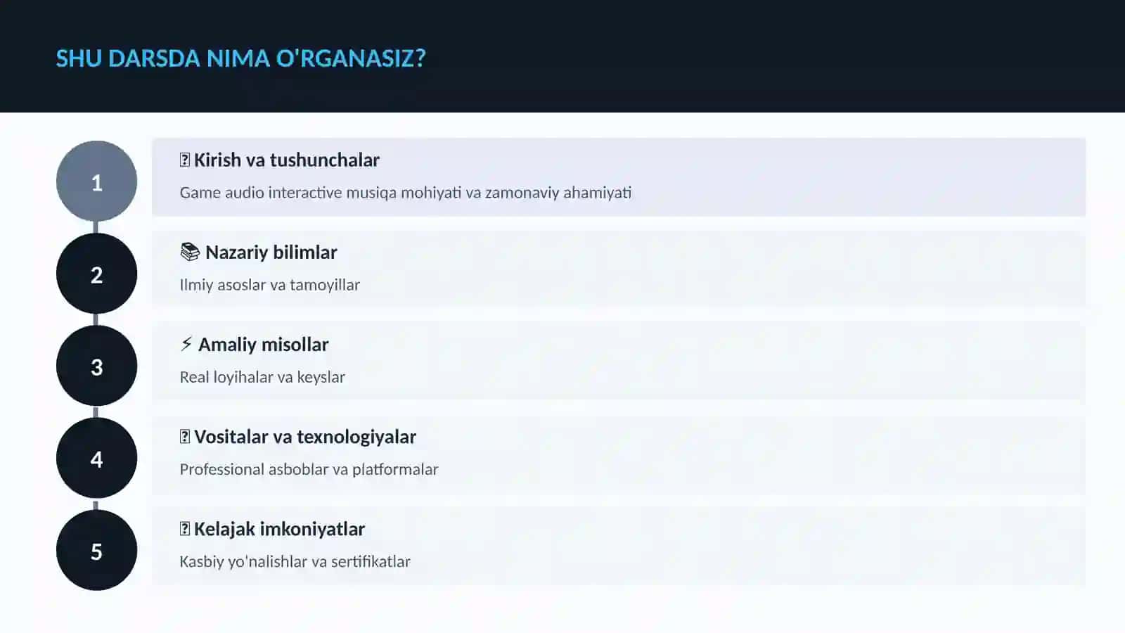 Game audio interactive musiqa 4