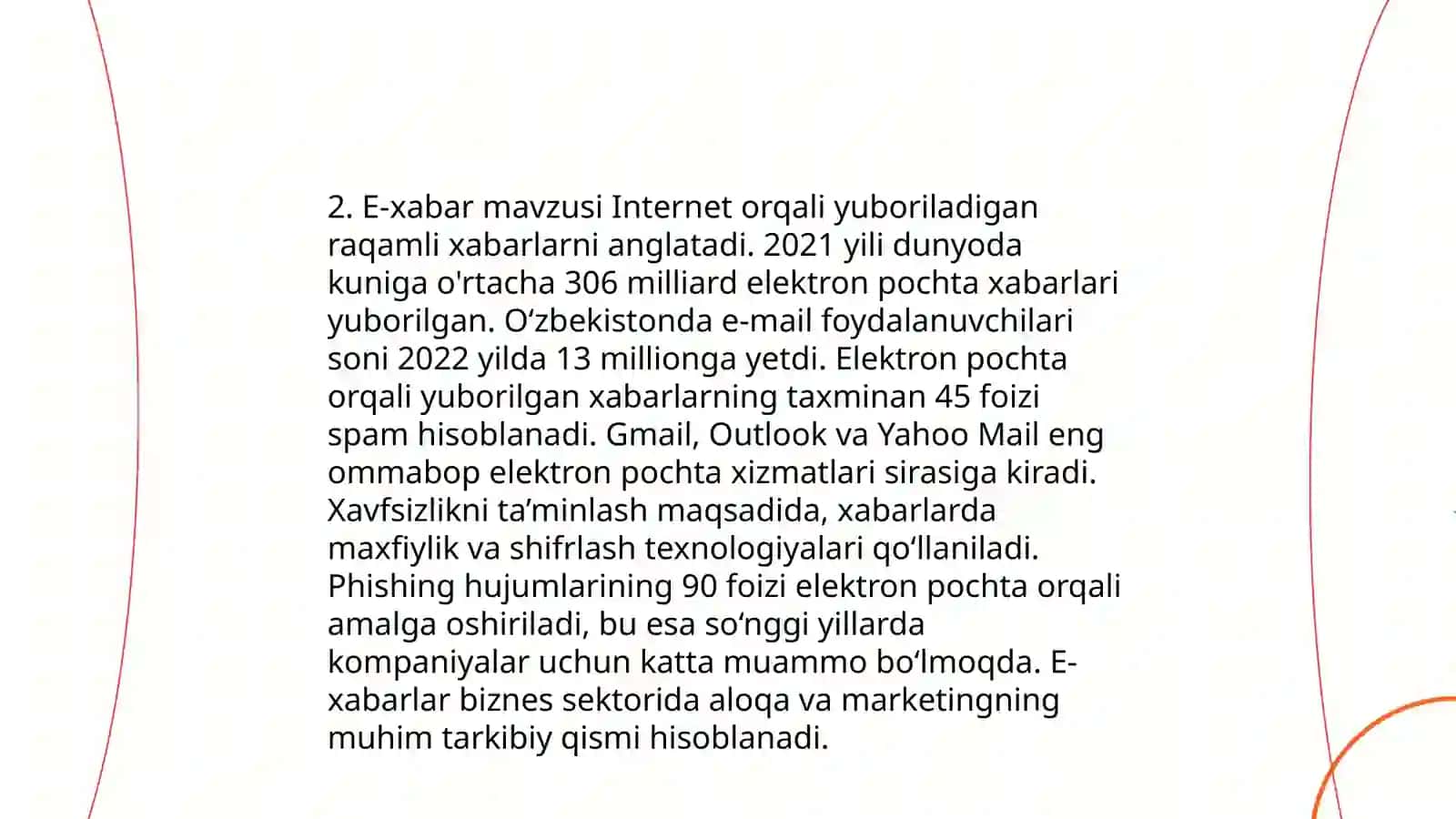 Elektron pochta orqali ilmiy axborotlarni yuborish va qabul qilish qoidalari 4