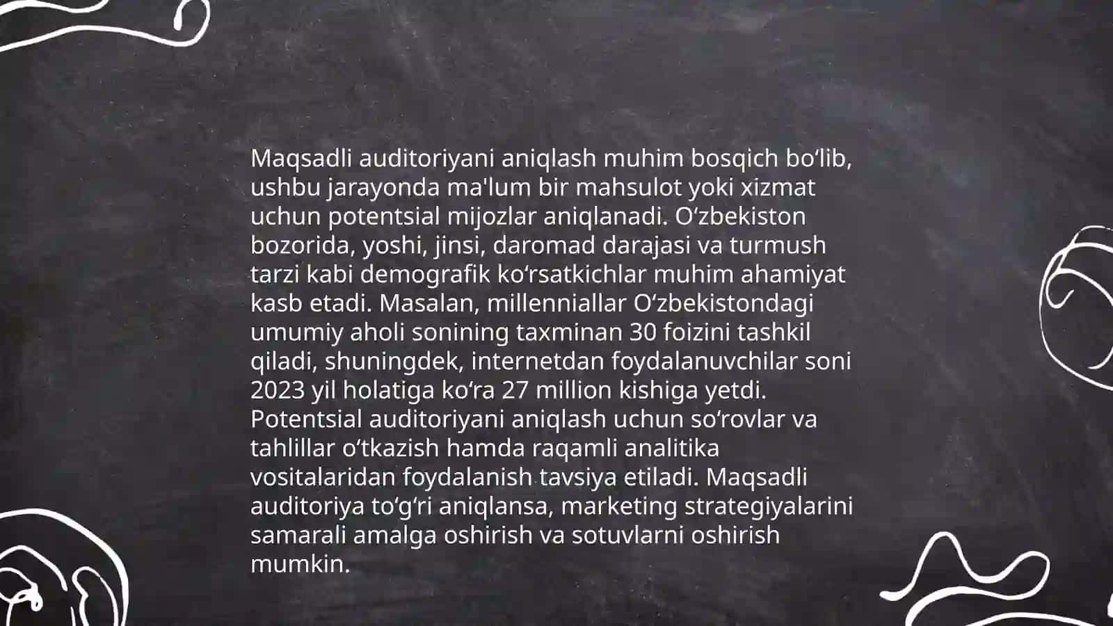 Marketing xizmatlarining kuchli tuzilmasini tashkil etish 4