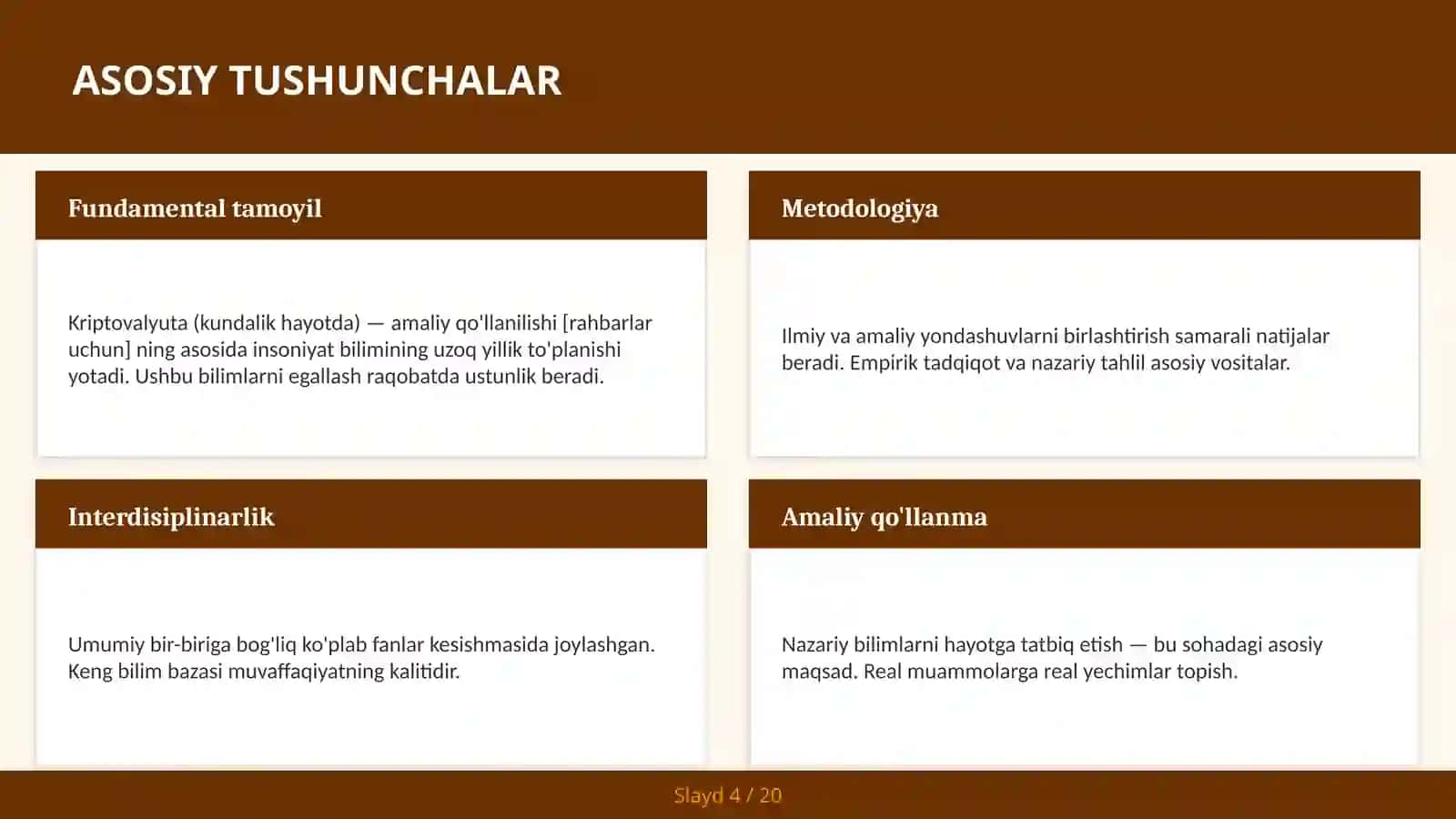 KRIPTOVALYUTA (KUNDALIK HAYOTDA) — AMALIY QO'LLANILISHI [RAHBARLAR UCHUN] 4