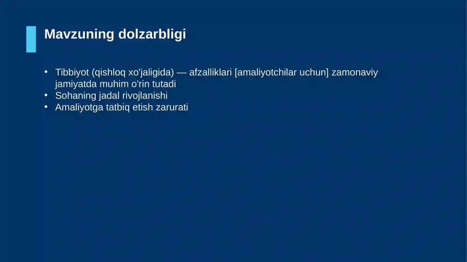Tibbiyot (qishloq xo'jaligida) — afzalliklari [amaliyotchilar uchun] 4