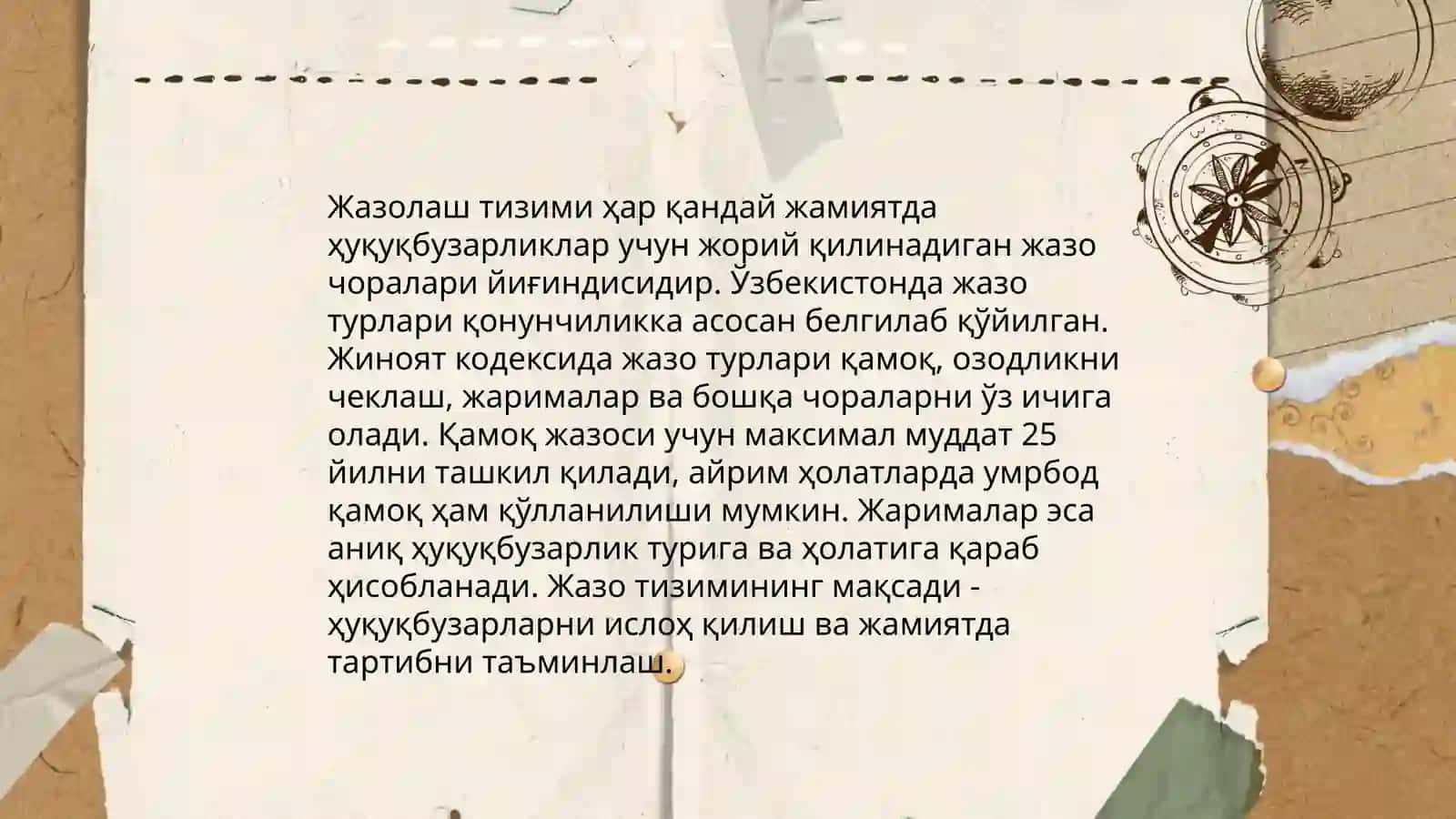 "Ўзбошимчаликдан озодлик" мавзуси 4