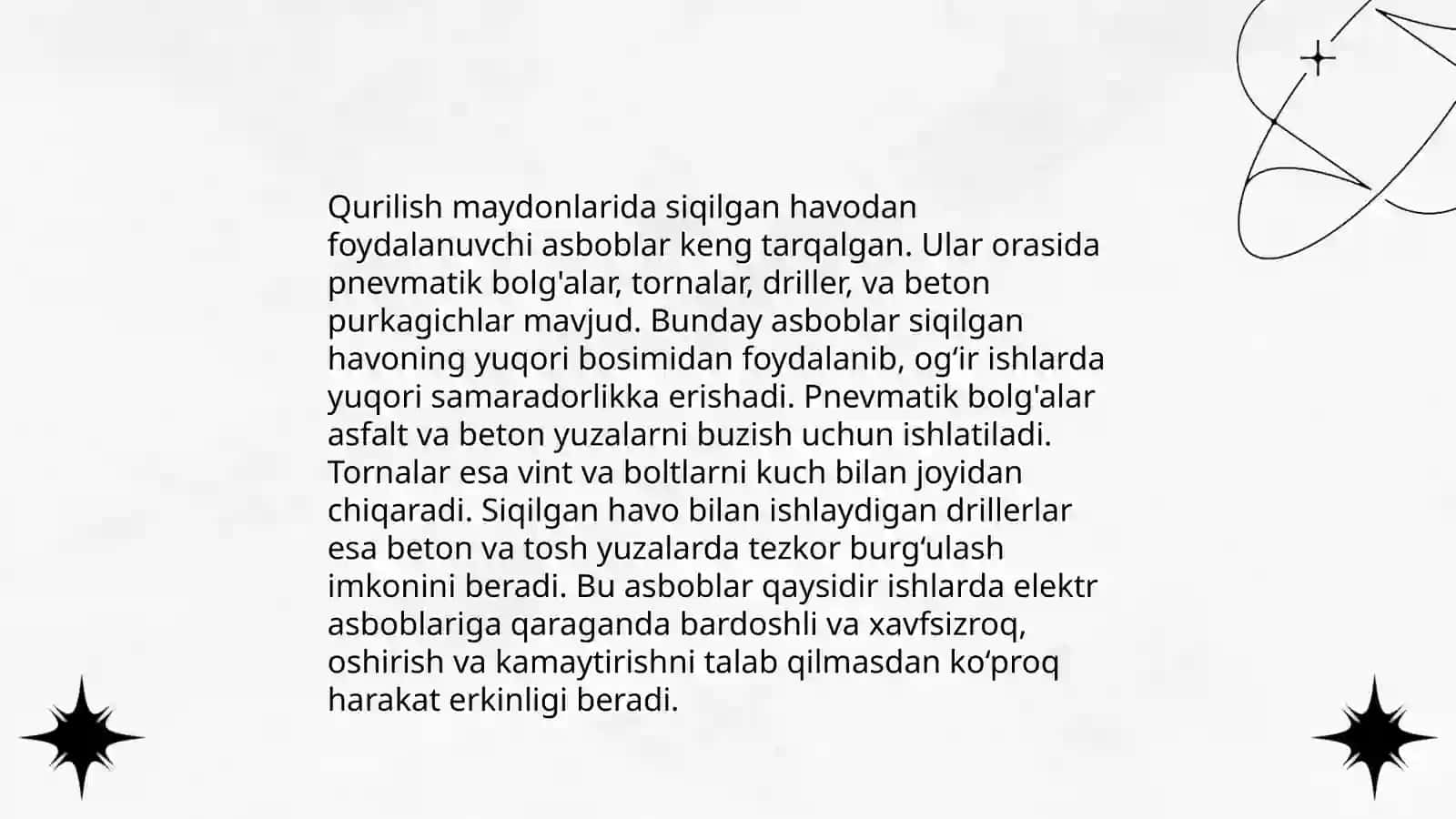 Dastlabki havo siqish usullari 4