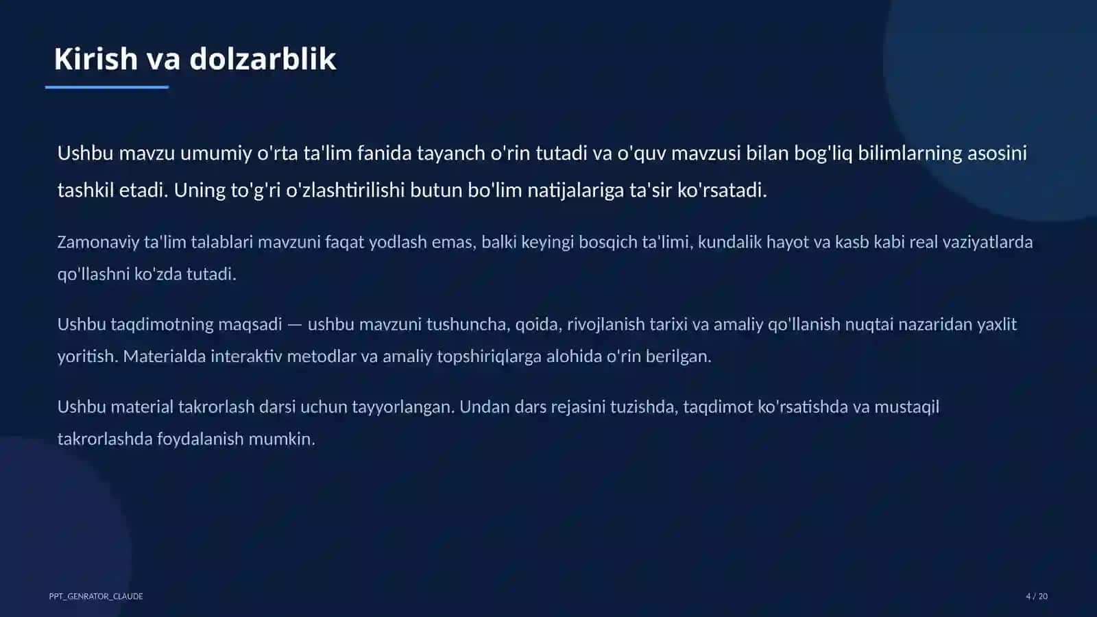 Dolzarb mavzular 4
