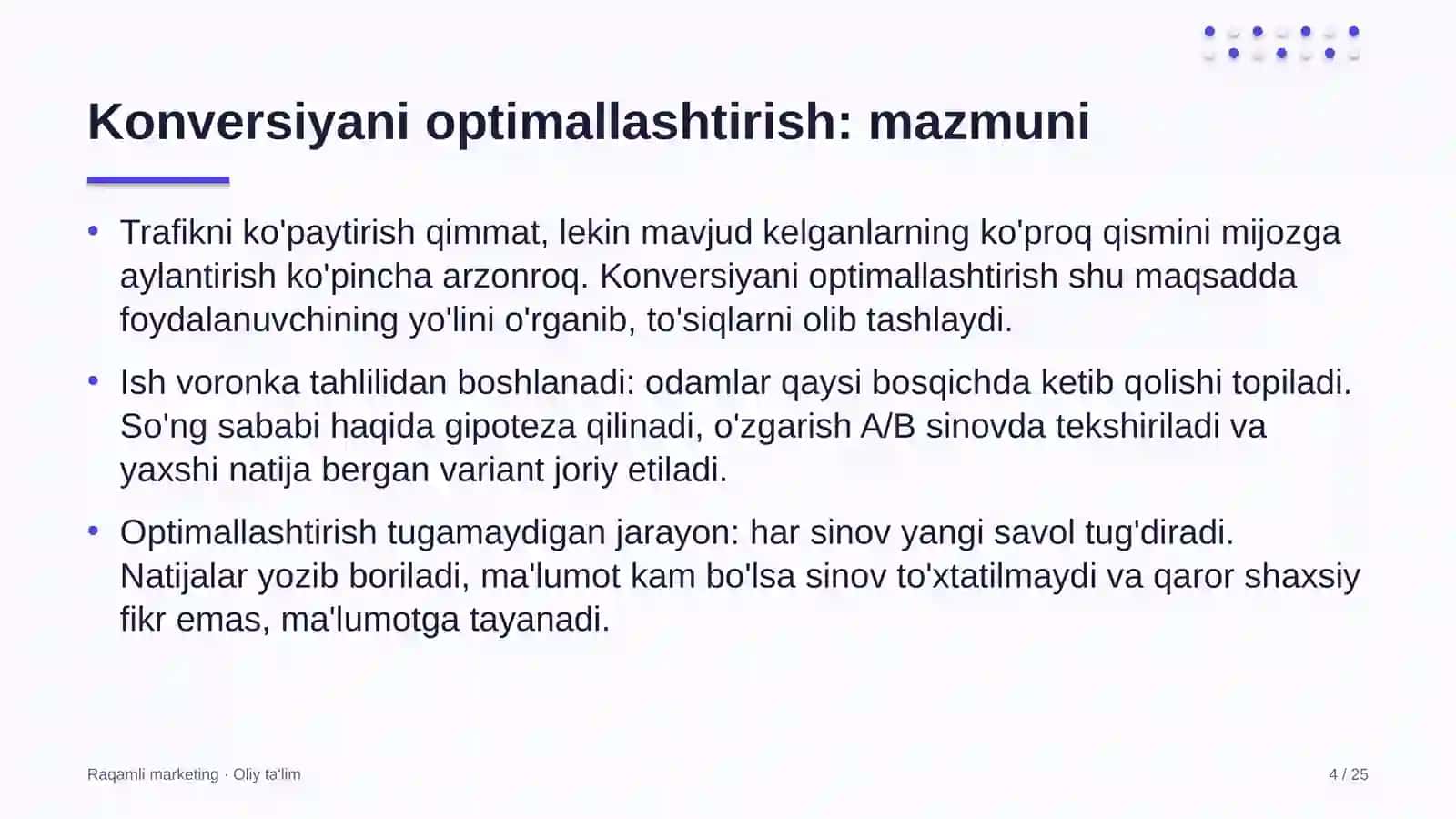 Autsorsing kompaniyalarida konversiyani optimallashtirish 4