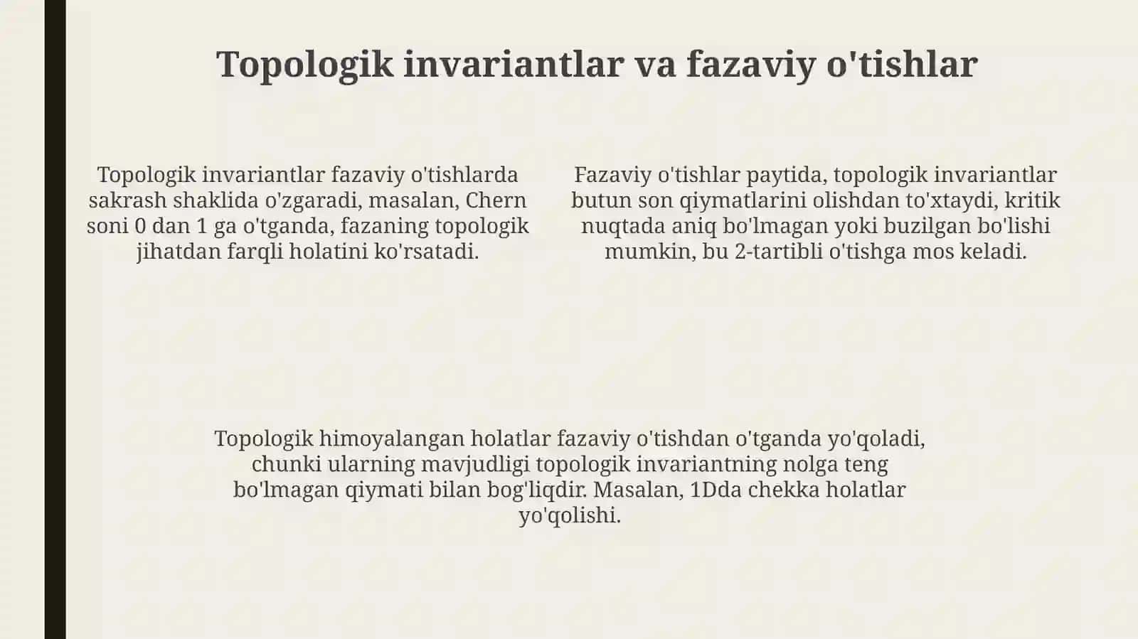 Topologik fazolar 4