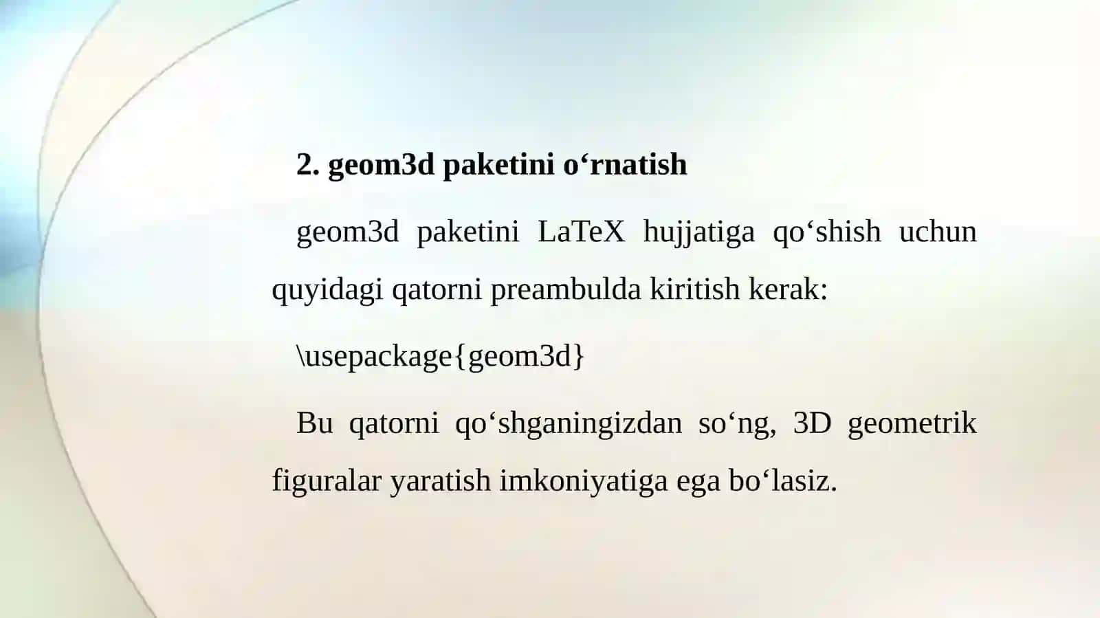 geom3dpaketi 4