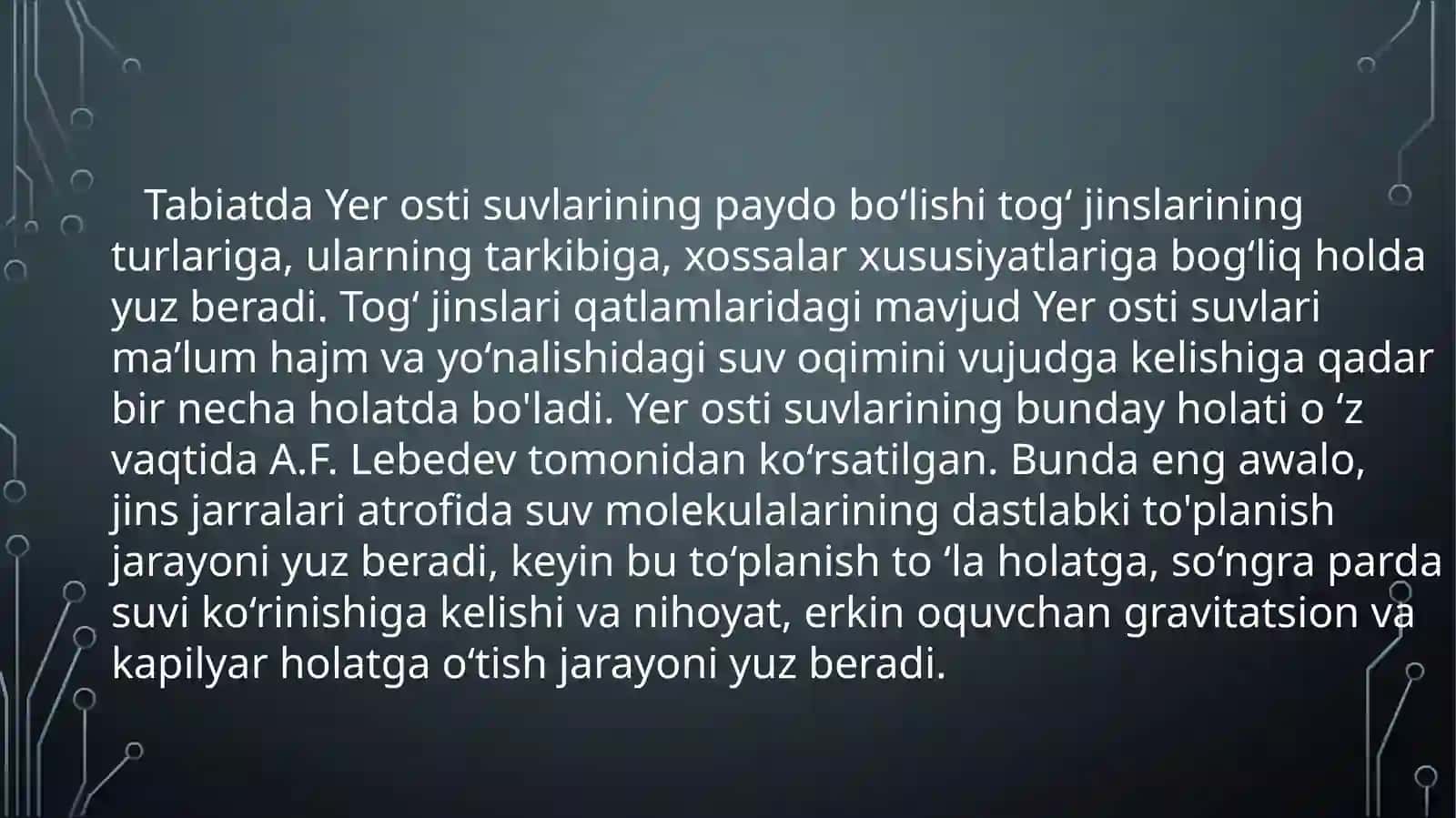 YER OSTI SUVLARI 4