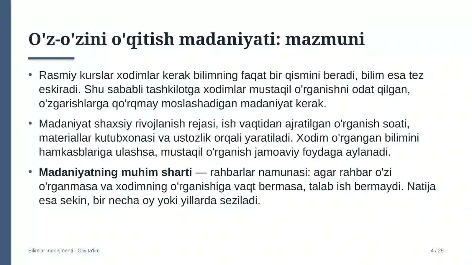 elektronika sanoatida o'z o'zini o'qitish madaniyatini rivojlantirish 1328 4