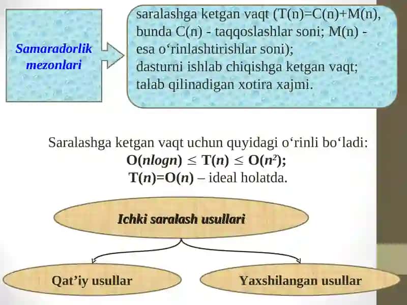 Saralash 4