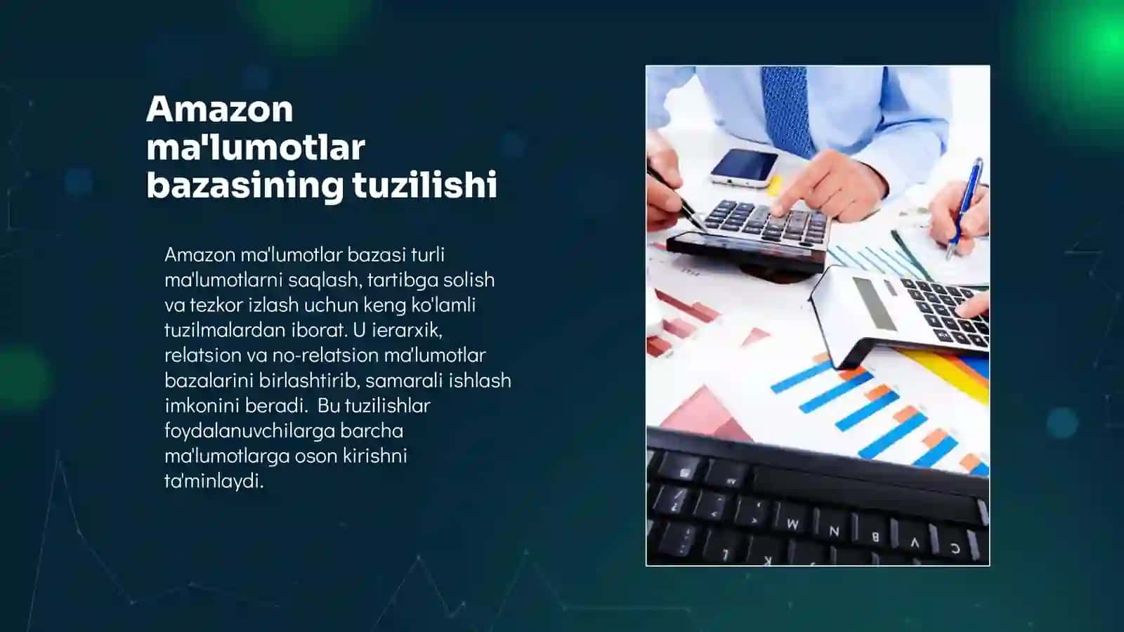 Amazon ma'lumotlar bazasi 4