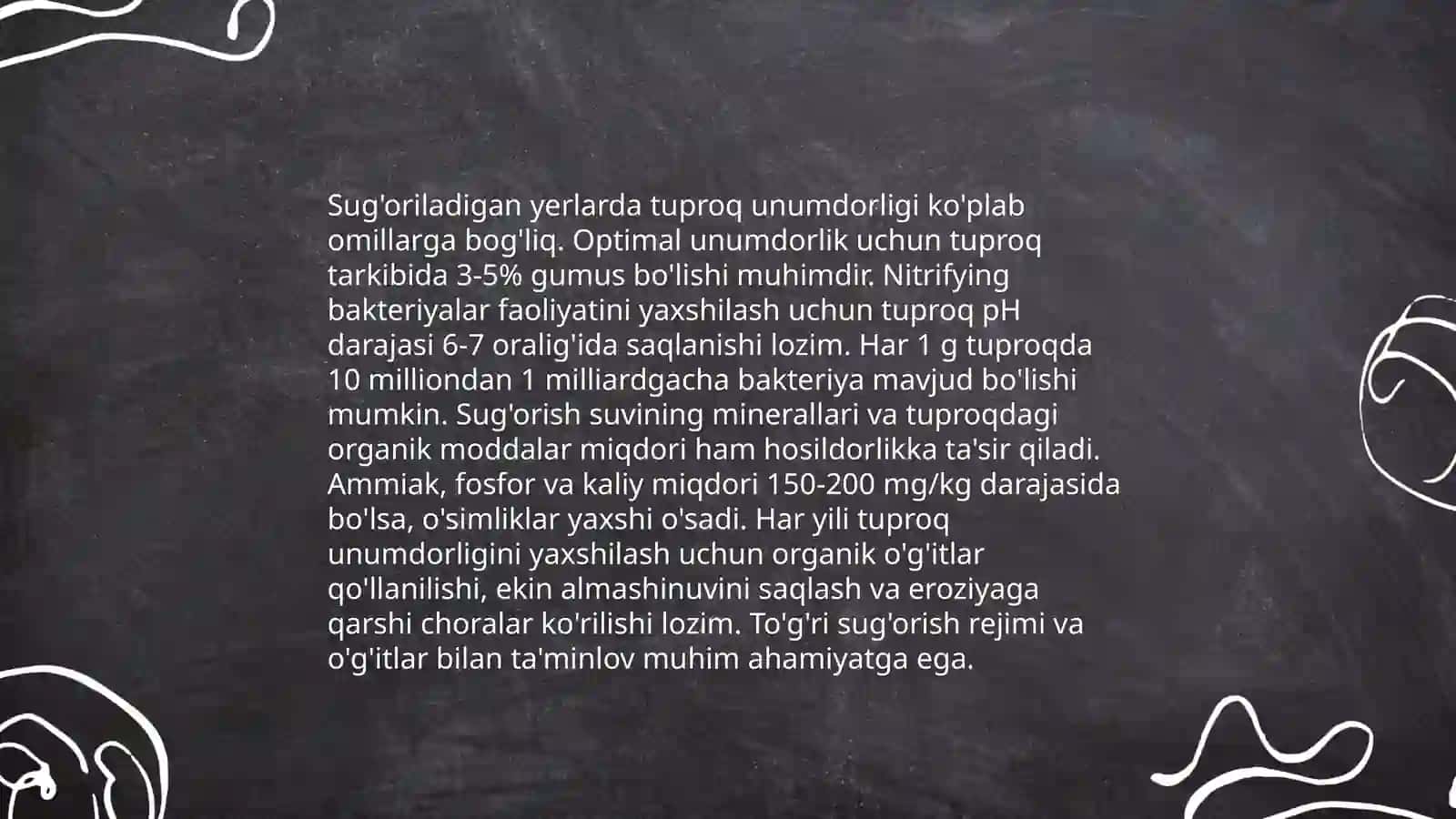 Sug'oriladigan yerlarda jo'xori uchun yaxshi o'tmishdosh ekin turlari 4