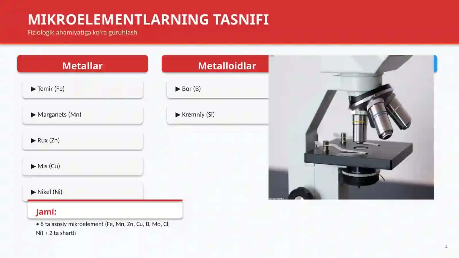 Mikroelementlar va ularning fiziologik ahmiyati 4