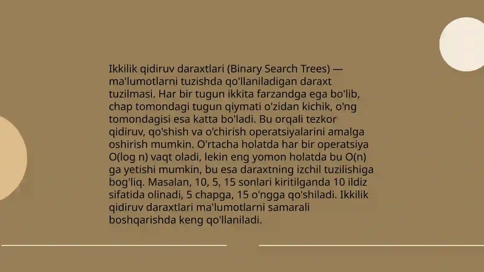 Binar daraxtlar 4