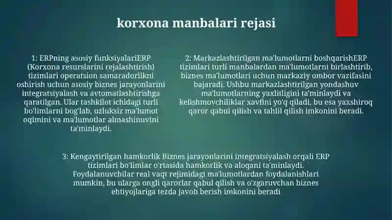 Biznes razvedkasi (BI) 4