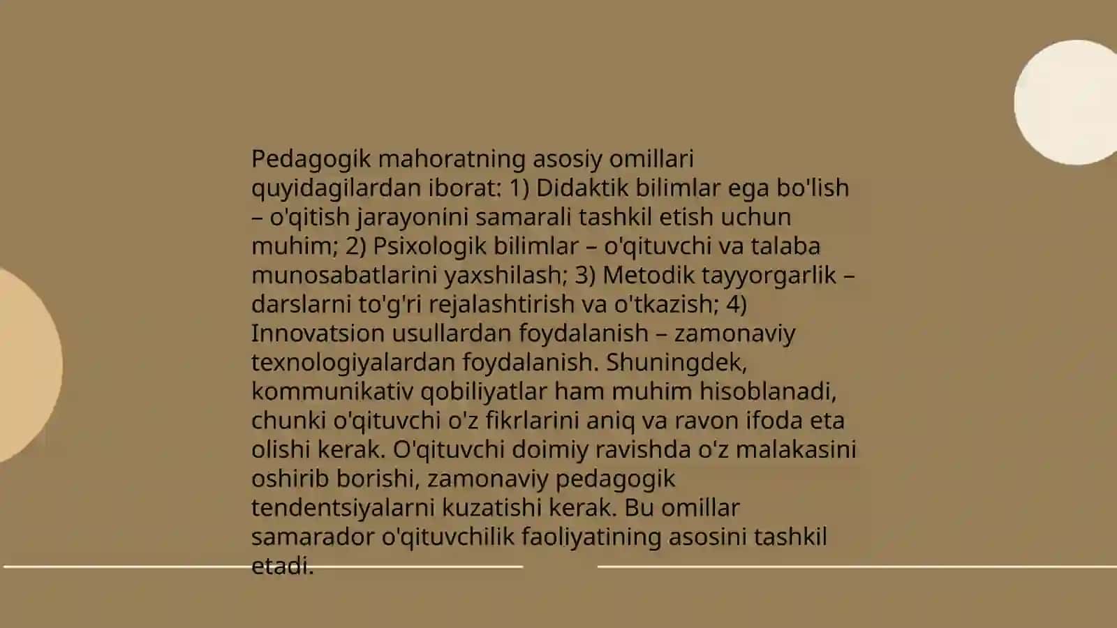 Pedagogik qobiliyat pedagogik mahoratning asosi sifatida 4