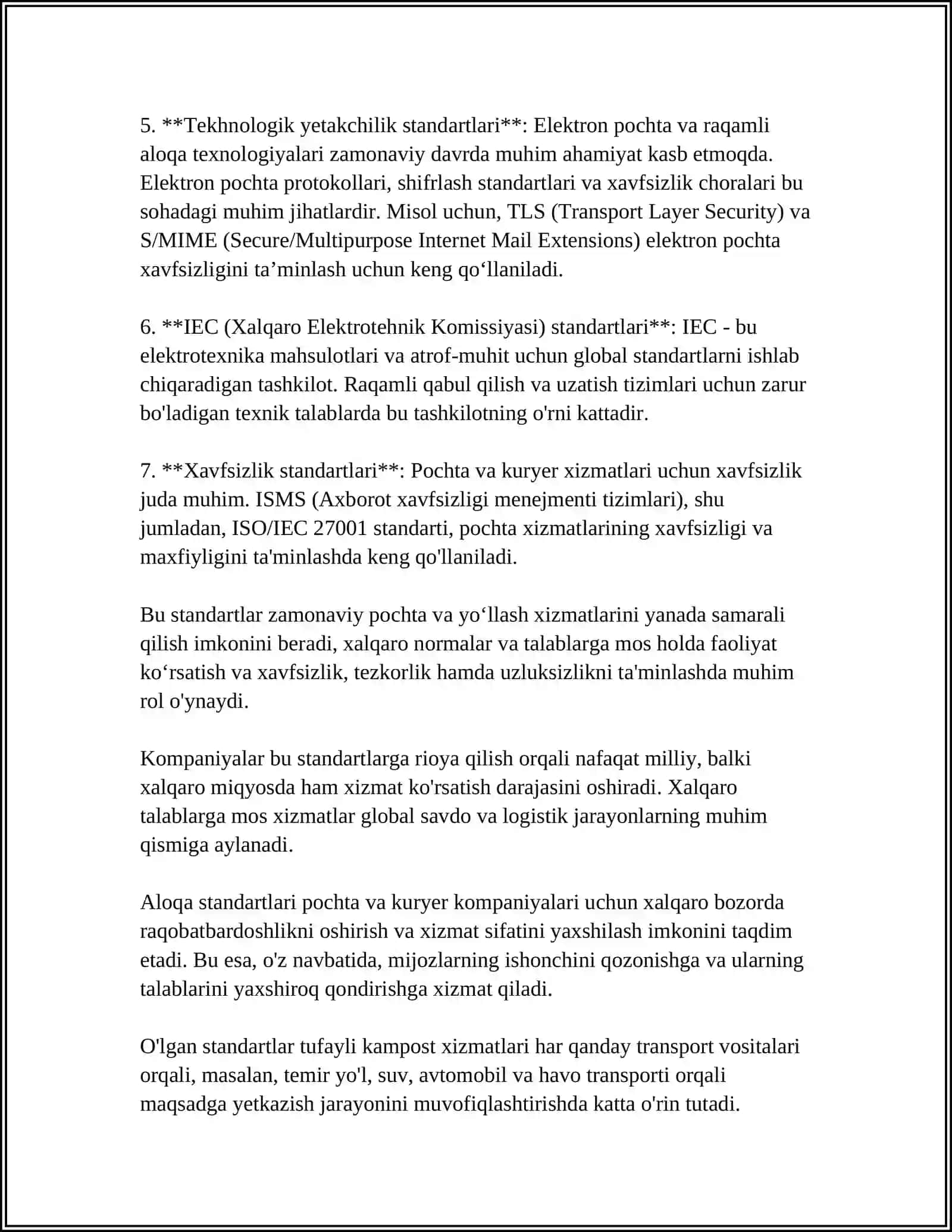 KamPostga BO‘LGAN TEHNIK TALABLAR 4