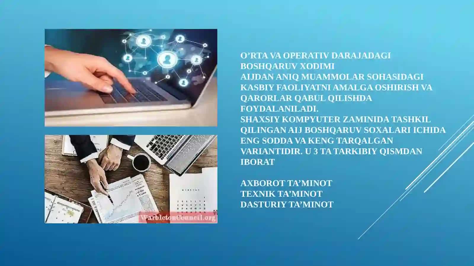 Avtomatiktizim va Inson faoliyati 4