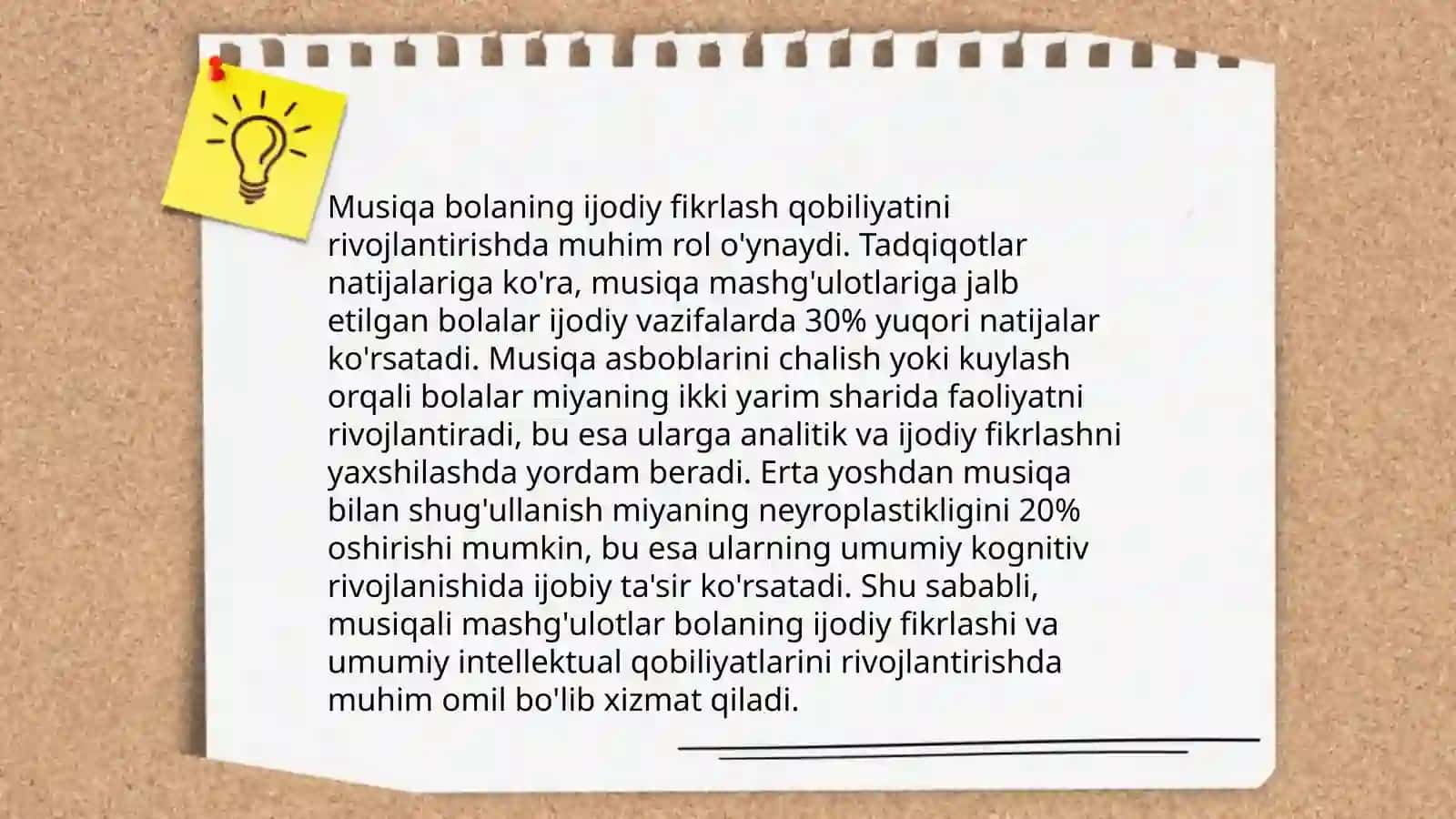 Musiqa bolalar kundalik hayoti 4