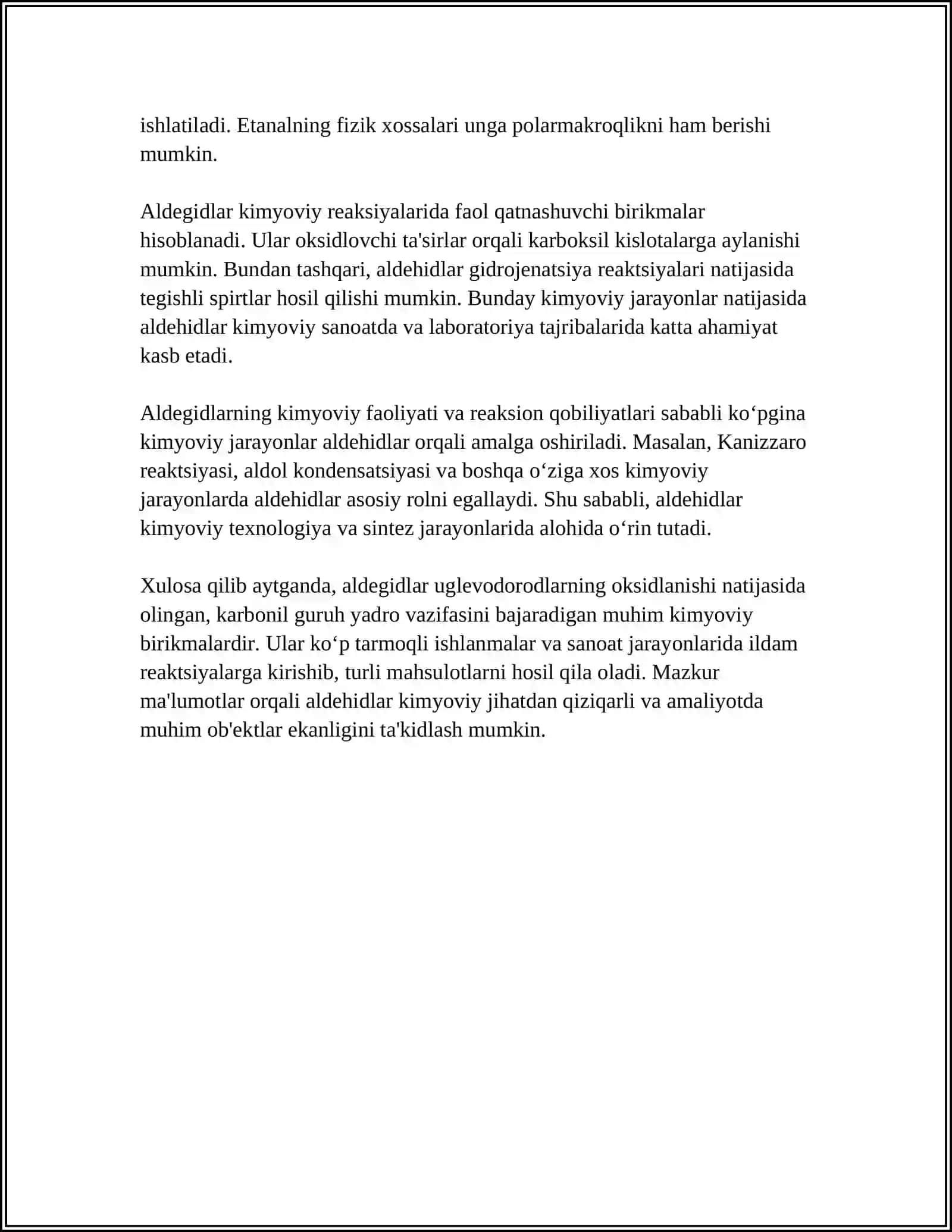ALDEGIDLAR 4