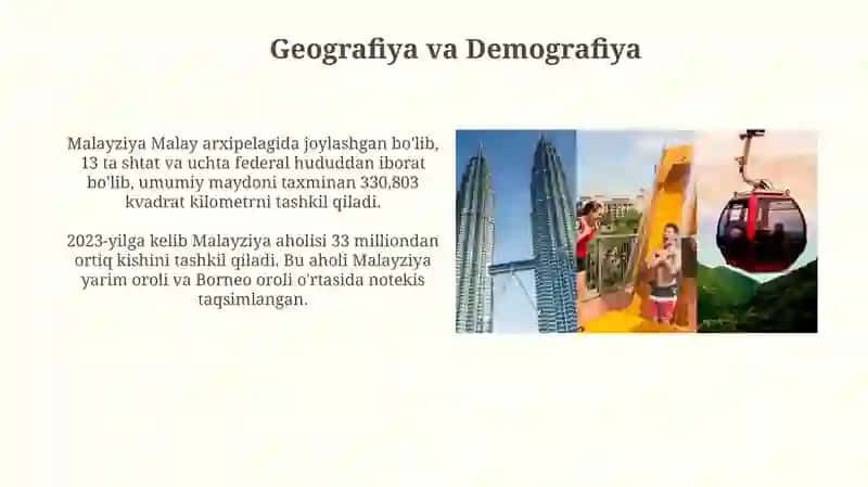 Malayziya: Umumiy ma'lumot 4