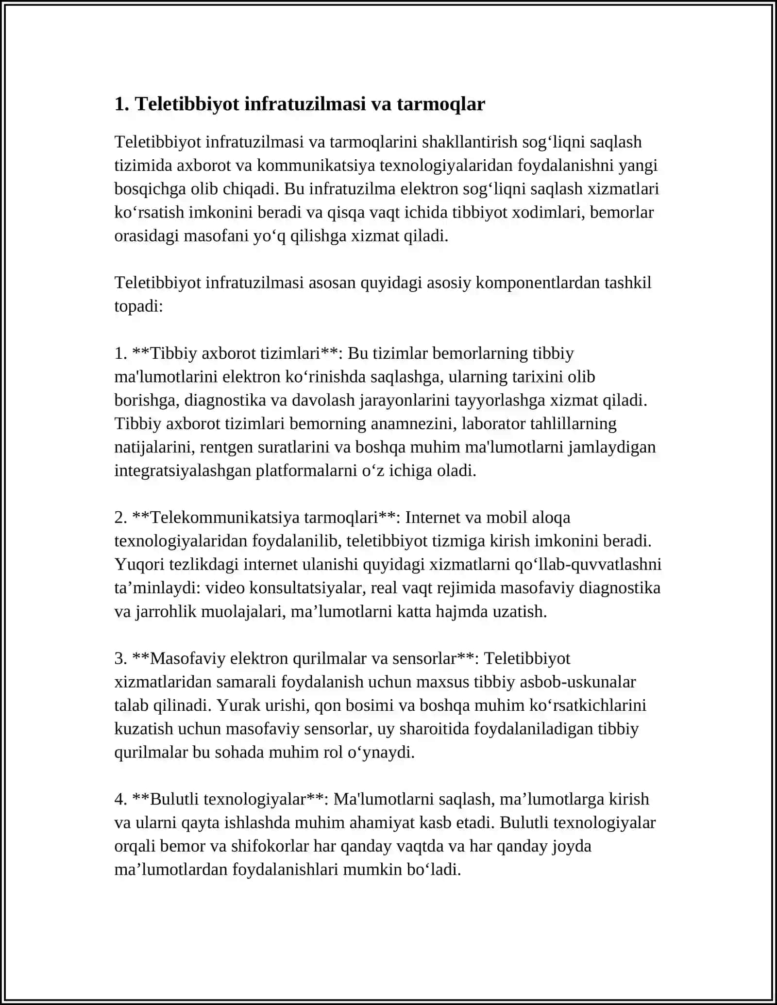 Teletibbiyot Infratuzilmasi 4