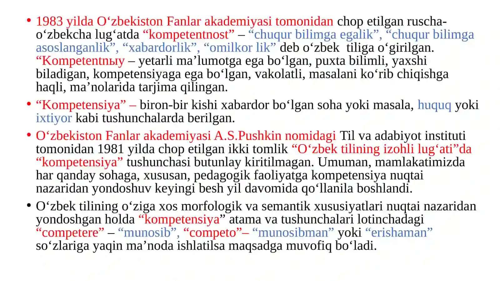 1-mavzu.Pedagogik kompetentlik fanining mazmuni, mohiyati va tuzilishi 4