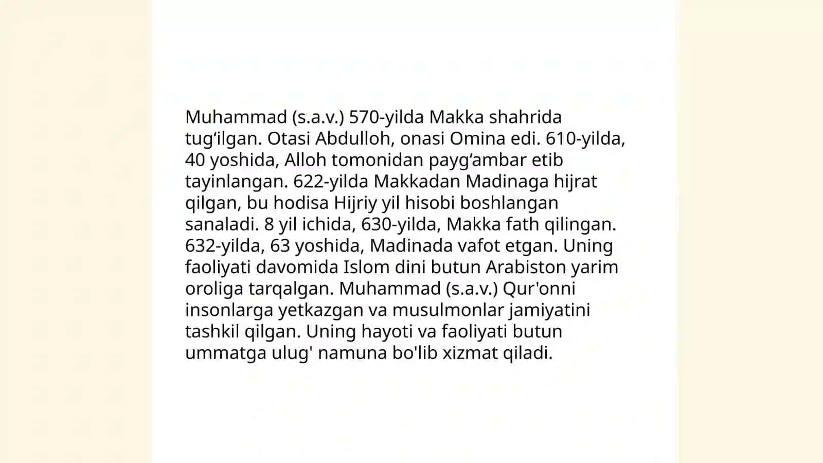 Islom dini tarixi va ta'limoti 4