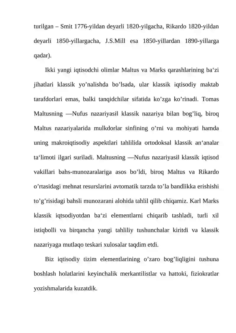 KLASSIK IQTISODIY MAKTABNING VUJUDGA KELISHI 4