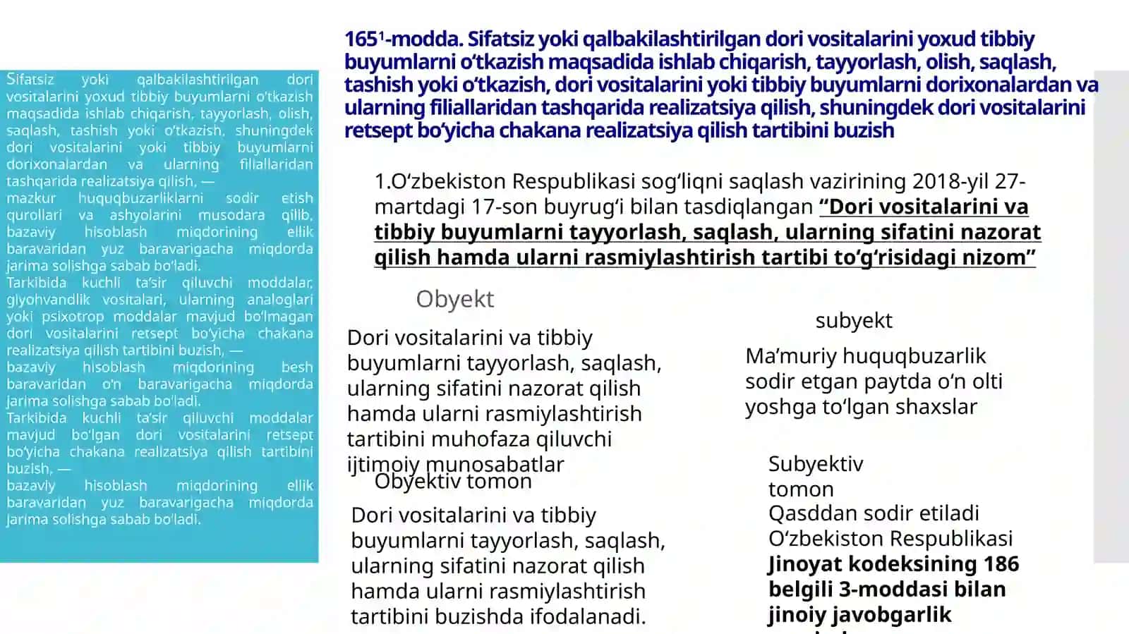SAVDO, TADBIRKORLIK VA MOLIYA SOHALARIDAGI HUQUQBUZARLIKLAR UCHUN MAʼMURIY JAVOBGARLIK 4