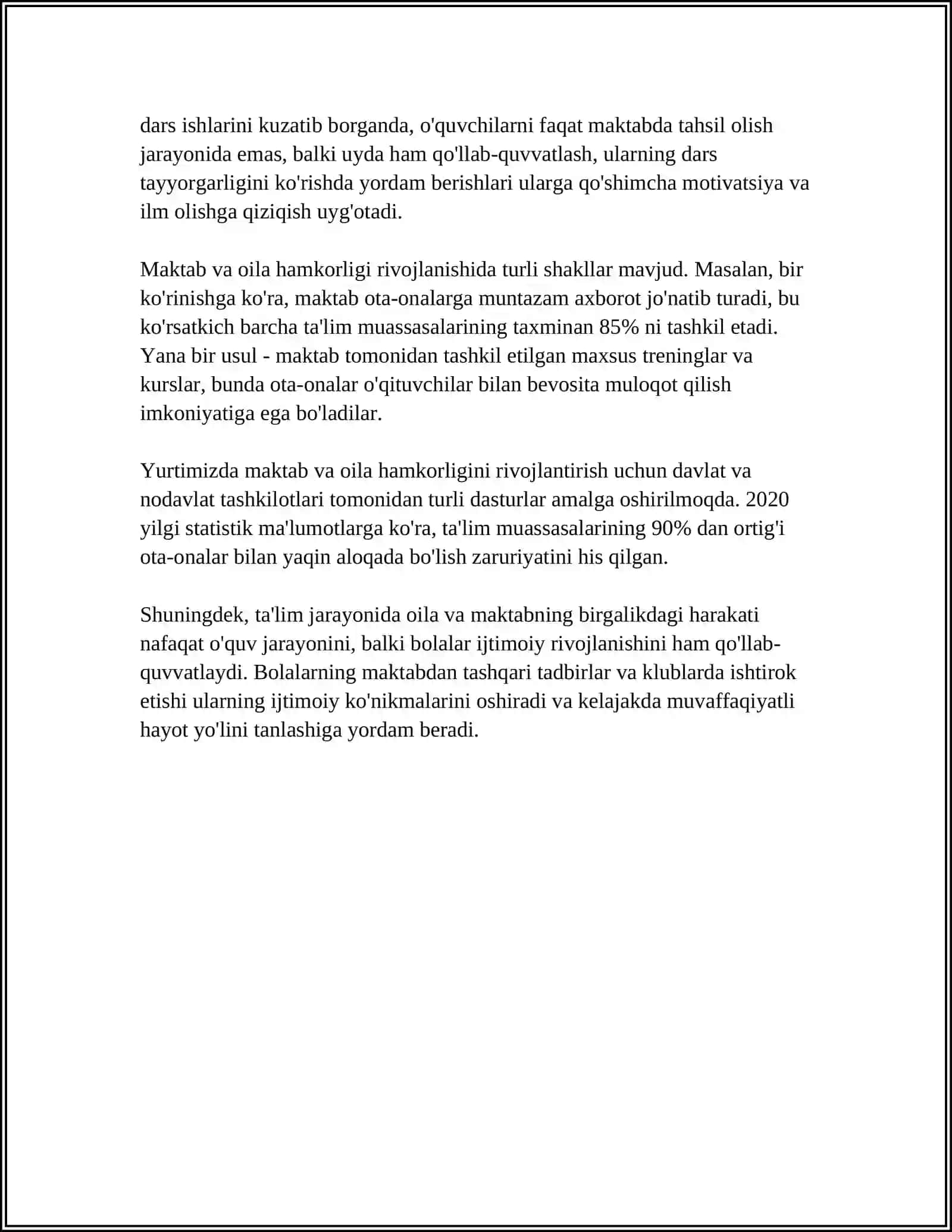 REFERAT - МЕКТЕП БІЗДІҢ ЖАҢА ҮЙІМІЗ 4