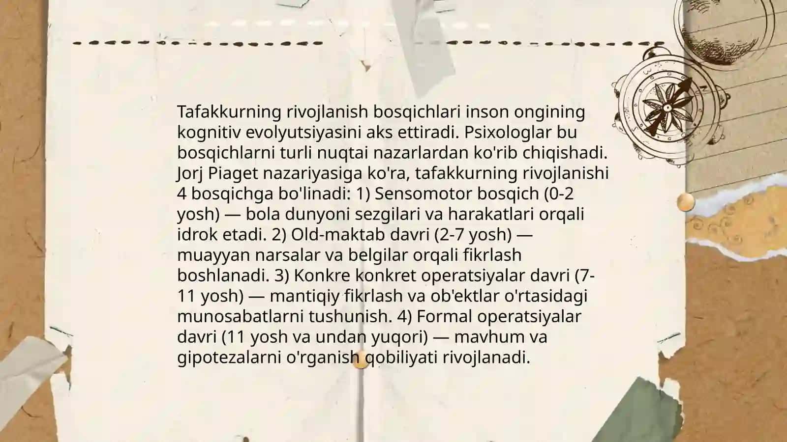 Tafakkur jarayonlarining ilmiy asoslari 4