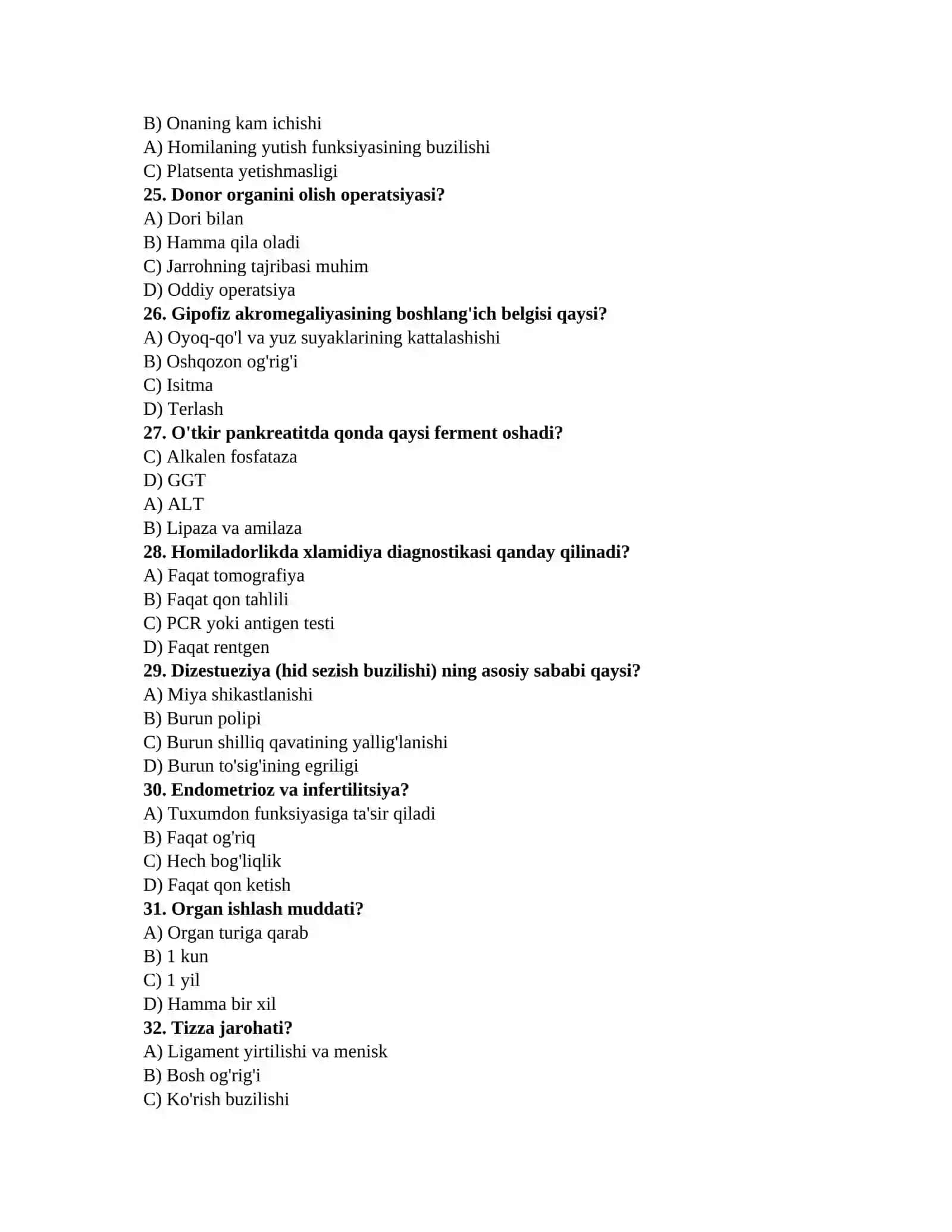 Klinik farmakologiya testlari 4