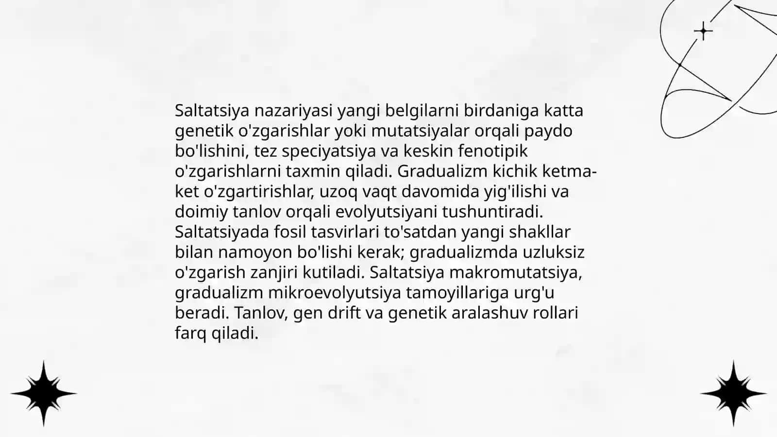 Saltatsiya nazariyasi: tushuncha va ta'rifi 4