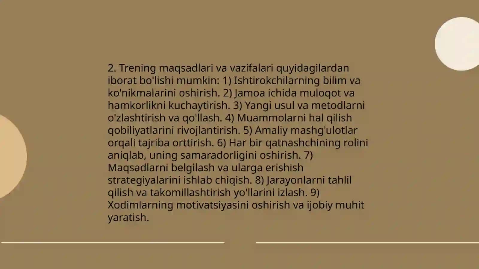 Trening Tuzilishi 4